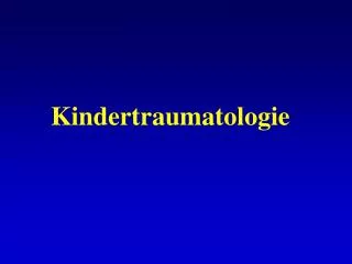 kindertraumatologie