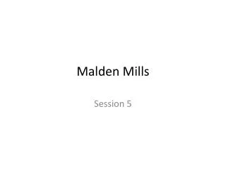 Malden Mills