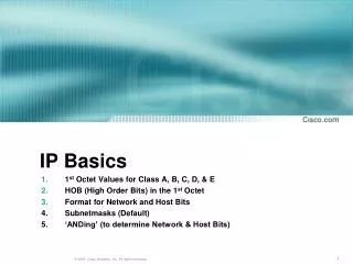 IP Basics