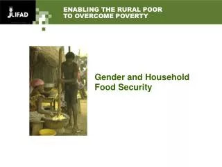 ENABLING THE RURAL POOR TO OVERCOME POVERTY