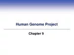 Human Genome Project - slide 1