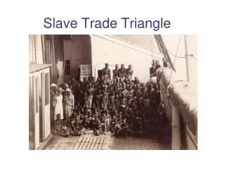 Slave Trade Triangle