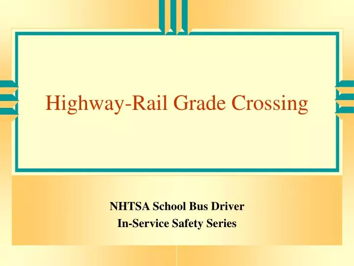 highway rail grade crossing