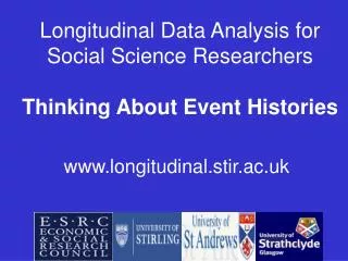 Longitudinal Data Analysis for Social Science Researchers Thinking About Event Histories