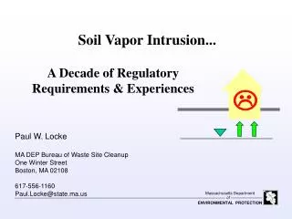 Soil Vapor Intrusion...