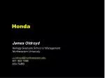 Honda - slide 1