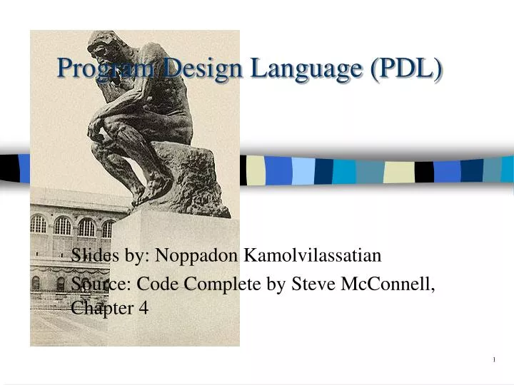 program design language pdl