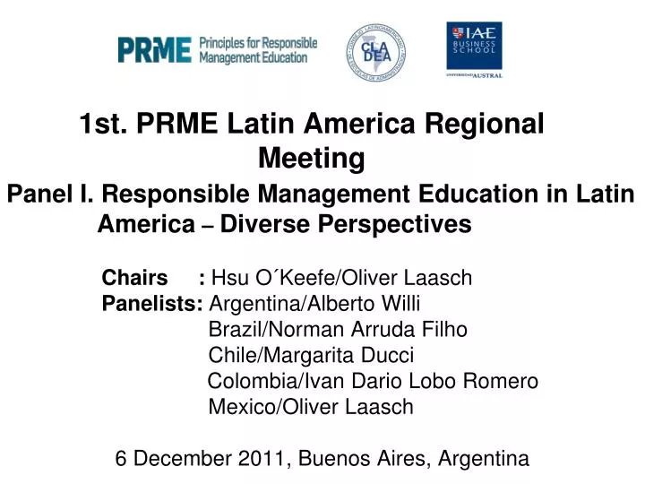 1st prme latin america regional meeting