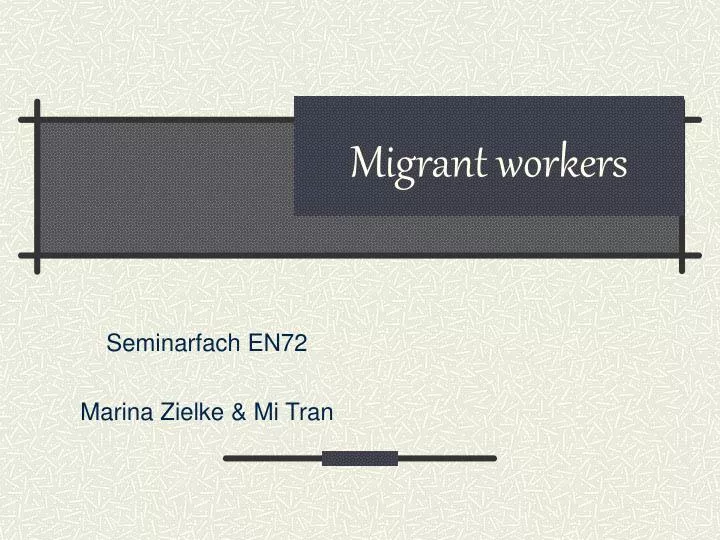 migrant workers