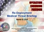 OPERATION ENDURING FREEDOM - slide 1