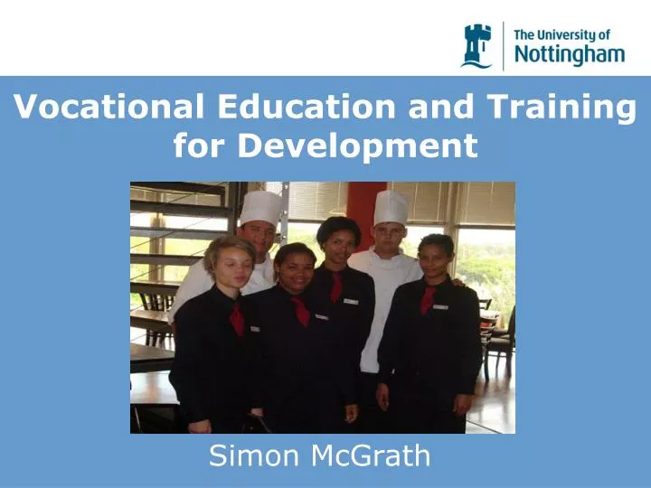 vocational education and training for development