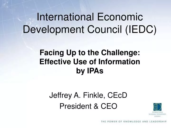 international economic development council iedc