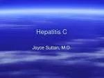 Hepatitis C - slide 1