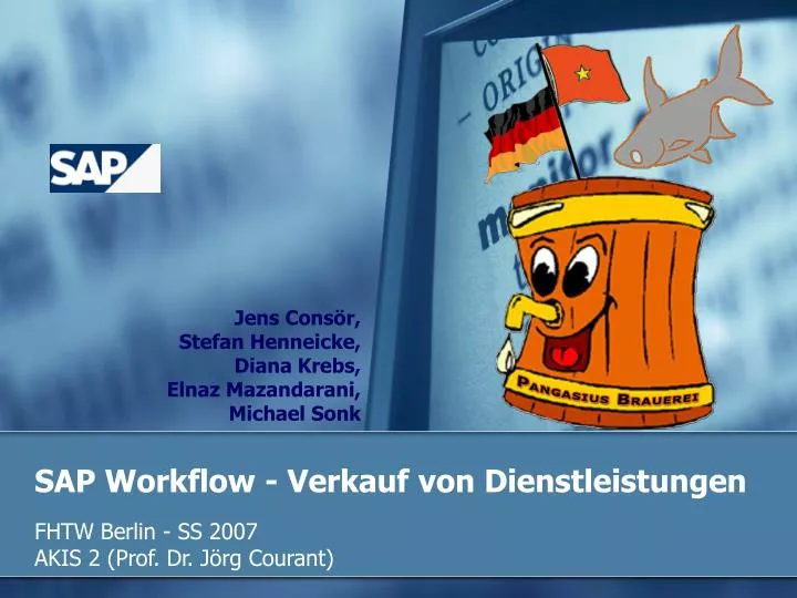 sap workflow verkauf von dienstleistungen