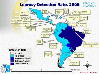 Leprosy Detection Rate, 2006