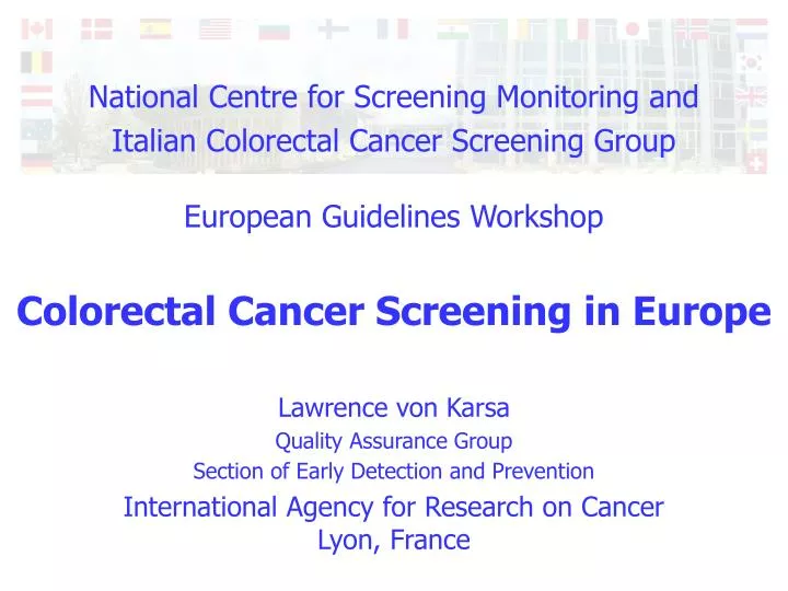 lawrence von karsa quality assurance group section of early detection and prevention