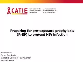 Preparing for pre-exposure prophylaxis (PrEP) to prevent HIV infection