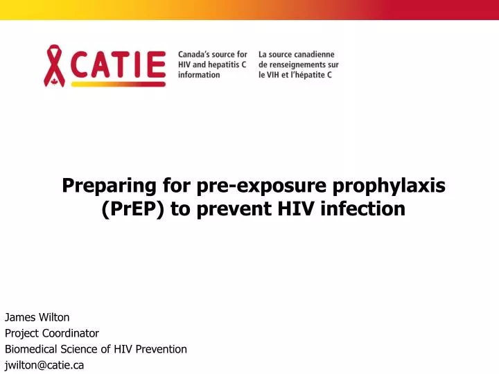 preparing for pre exposure prophylaxis prep to prevent hiv infection