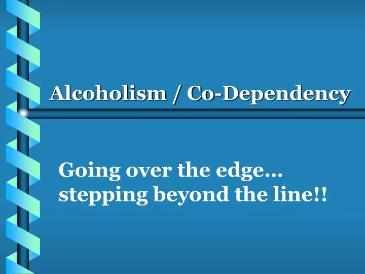 alcoholism co dependency
