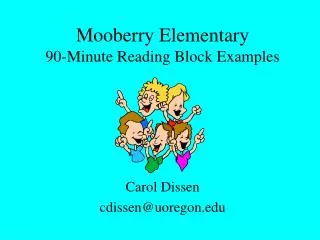Mooberry Elementary 90-Minute Reading Block Examples