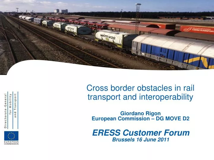 cross border obstacles in rail transport and interoperability