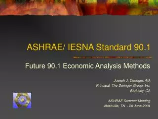 ASHRAE/ IESNA Standard 90.1
