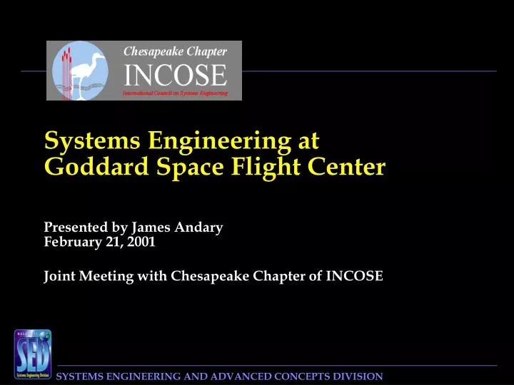 systems engineering at goddard space flight center