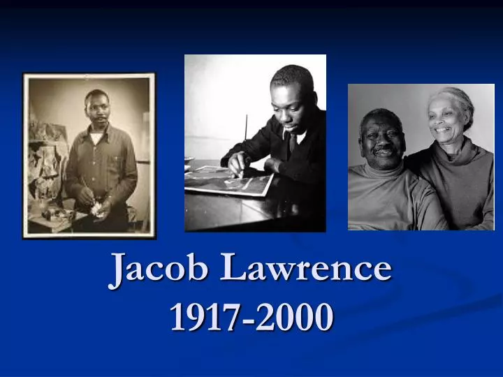jacob lawrence 1917 2000