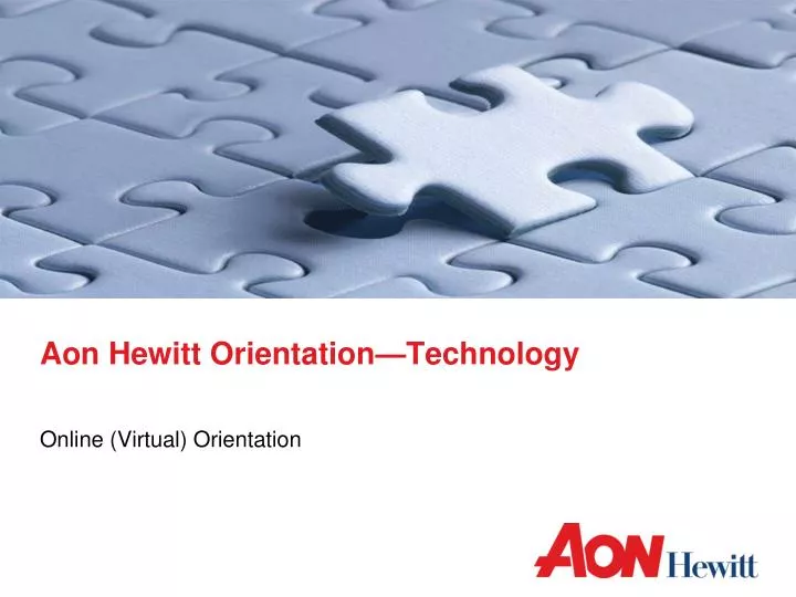 aon hewitt orientation technology