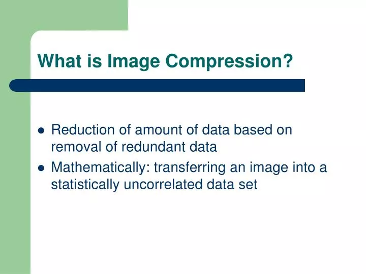 what is image compression