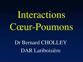 interactions c ur poumons