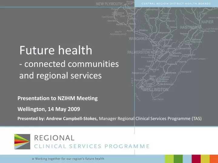 future health connected communities and regional services