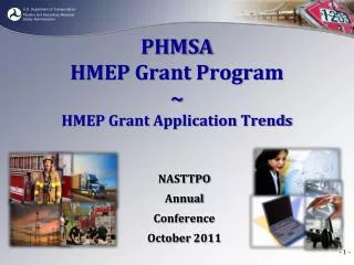 PHMSA HMEP Grant Program ~ HMEP Grant Application Trends