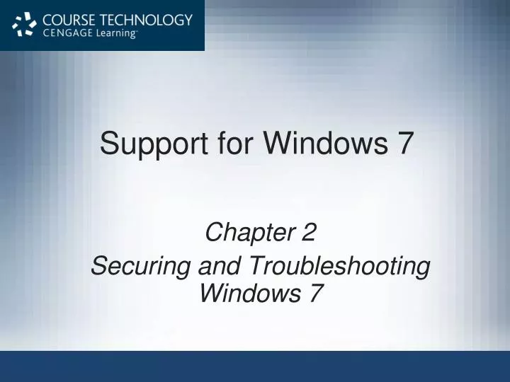support for windows 7