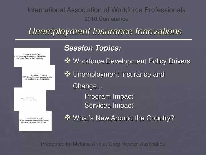 unemployment insurance innovations