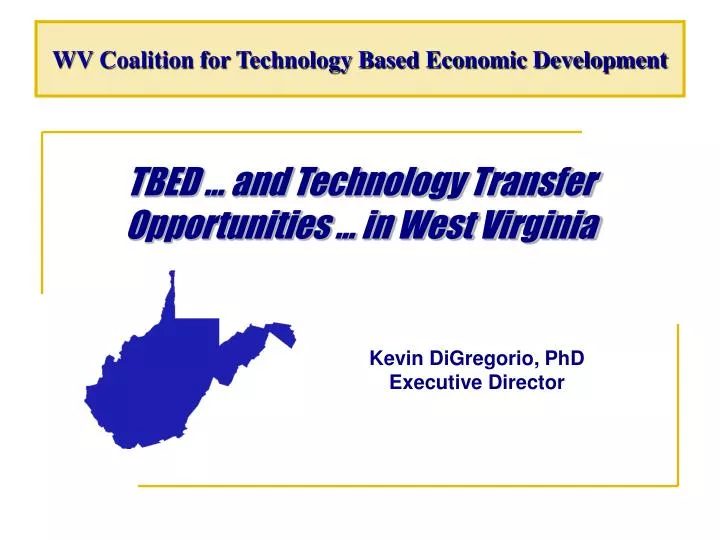 wv coalition for technology based economic development