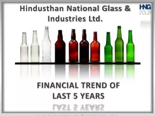 FINANCIAL TREND OF LAST 5 YEARS