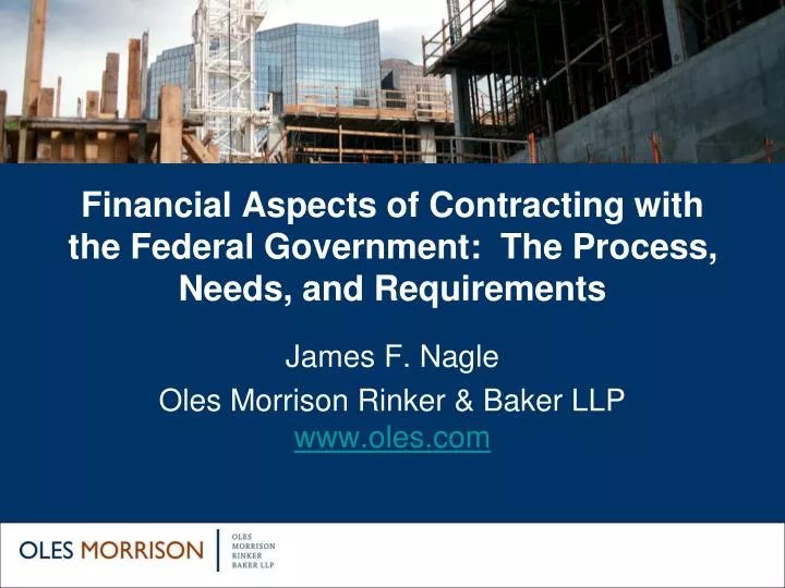 financial aspects of contracting with the federal government the process needs and requirements