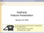 FastFacts Feature Presentation - slide 1