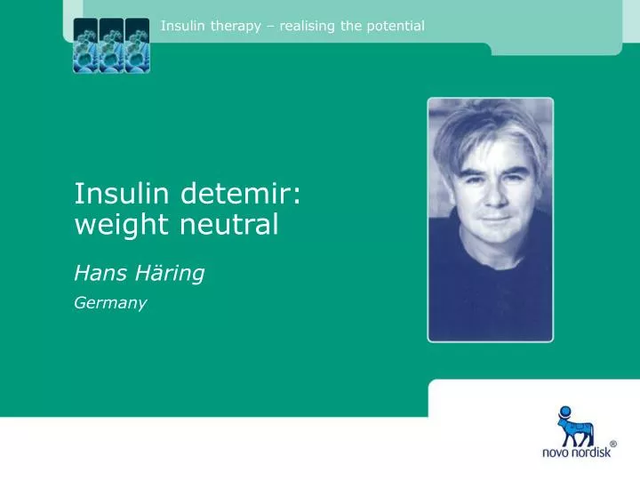 insulin detemir weight neutral