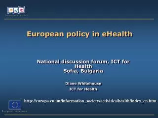 European policy in eHealth