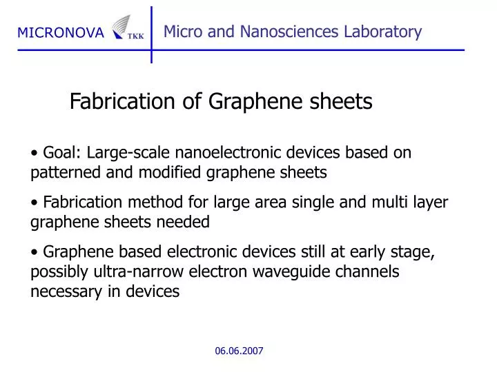 micro and nanosciences laboratory