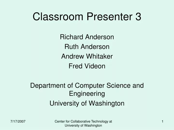 classroom presenter 3