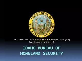 Idaho Bureau of Homeland Security