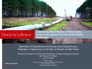 Liberalizing Retail Markets in Natural Gas: Issues and Lessons from the United States Experience