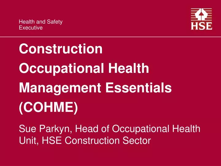 construction occupational health management essentials cohme