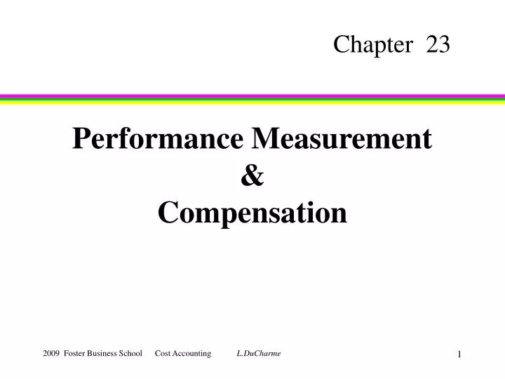 performance measurement compensation