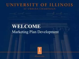 WELCOME Marketing Plan Development