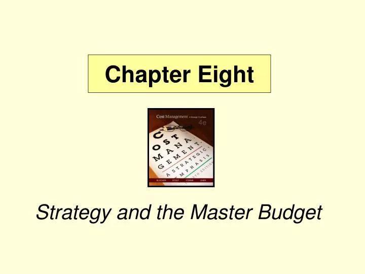 strategy and the master budget