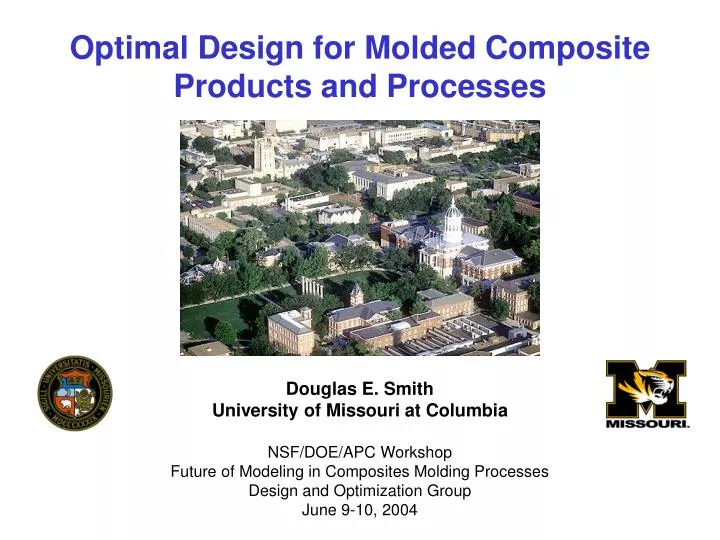 optimal design for molded composite products and processes